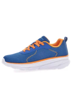 Sneakers blu e arancioni con suola sportiva Champion Hro Jb Gs Low Cut