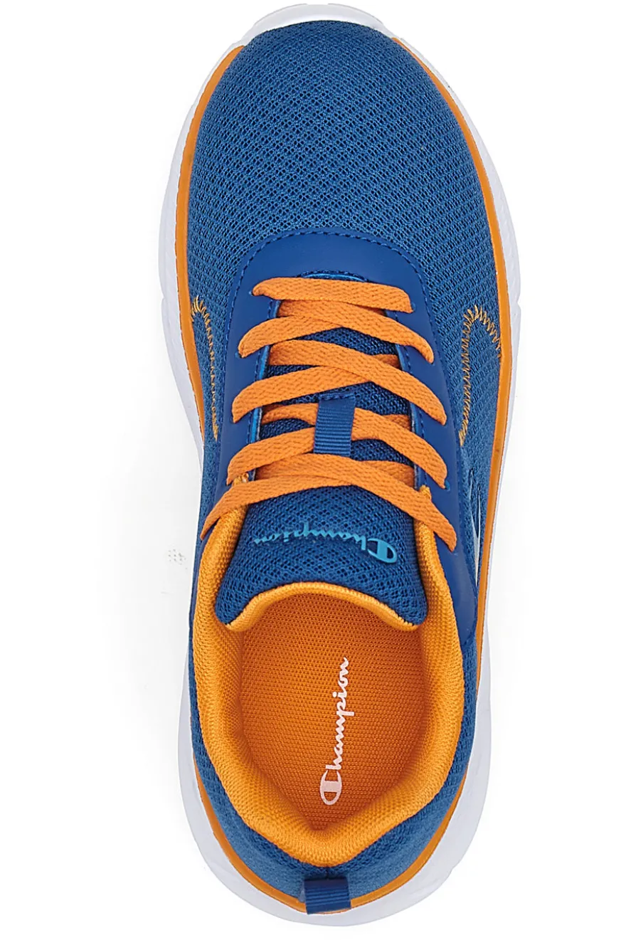 Sneakers blu e arancioni con suola sportiva Champion Hro Jb Gs Low Cut