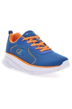 Sneakers blu e arancioni con suola sportiva Champion Hro Jb Gs Low Cut