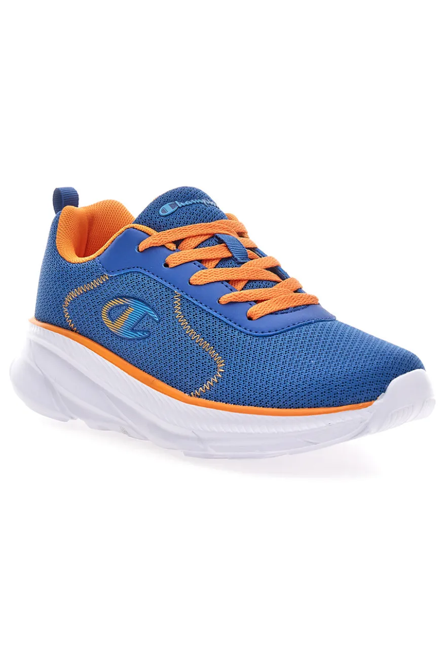 Sneakers blu e arancioni con suola sportiva Champion Hro Jb Gs Low Cut