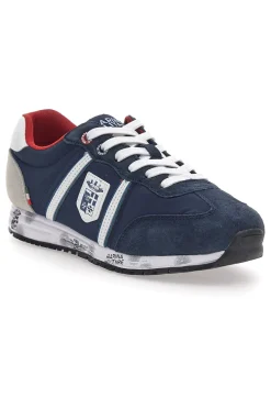 Sneakers Blu e Bianche Con Lacci Marina Militare MM255