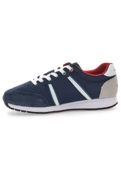 Sneakers Blu e Bianche Con Lacci Marina Militare MM255