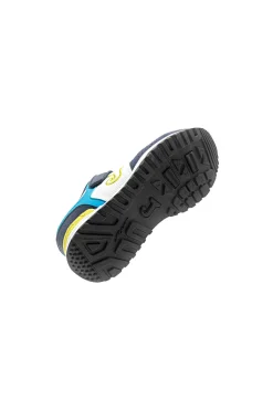 Sneakers blu e bianche con strappo Joma Tornado JR 2633