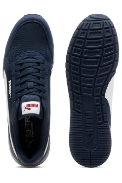 Sneakers blu e bianche in mesh Puma ST Runner v4 Mesh