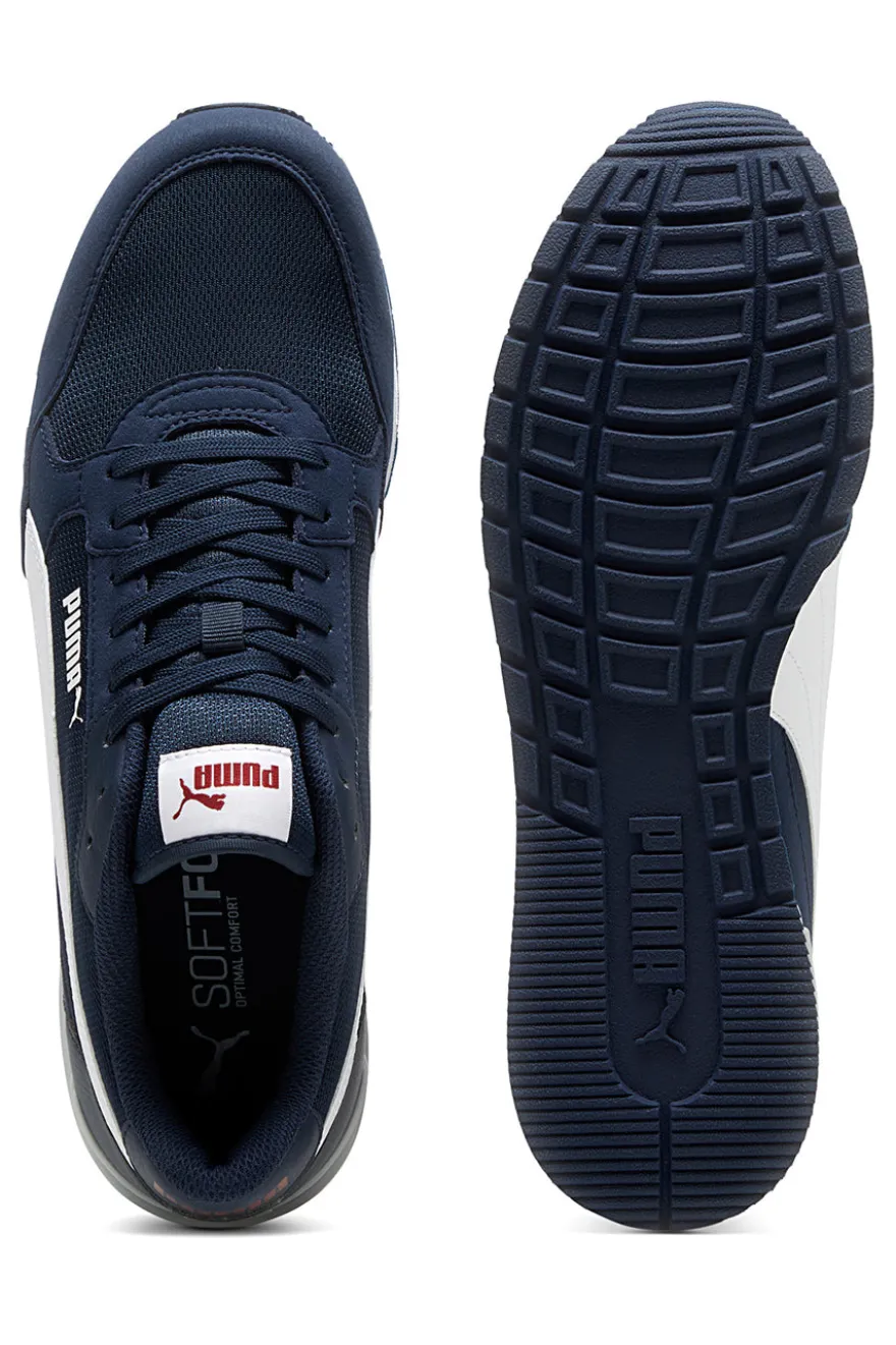 Sneakers blu e bianche in mesh Puma ST Runner v4 Mesh