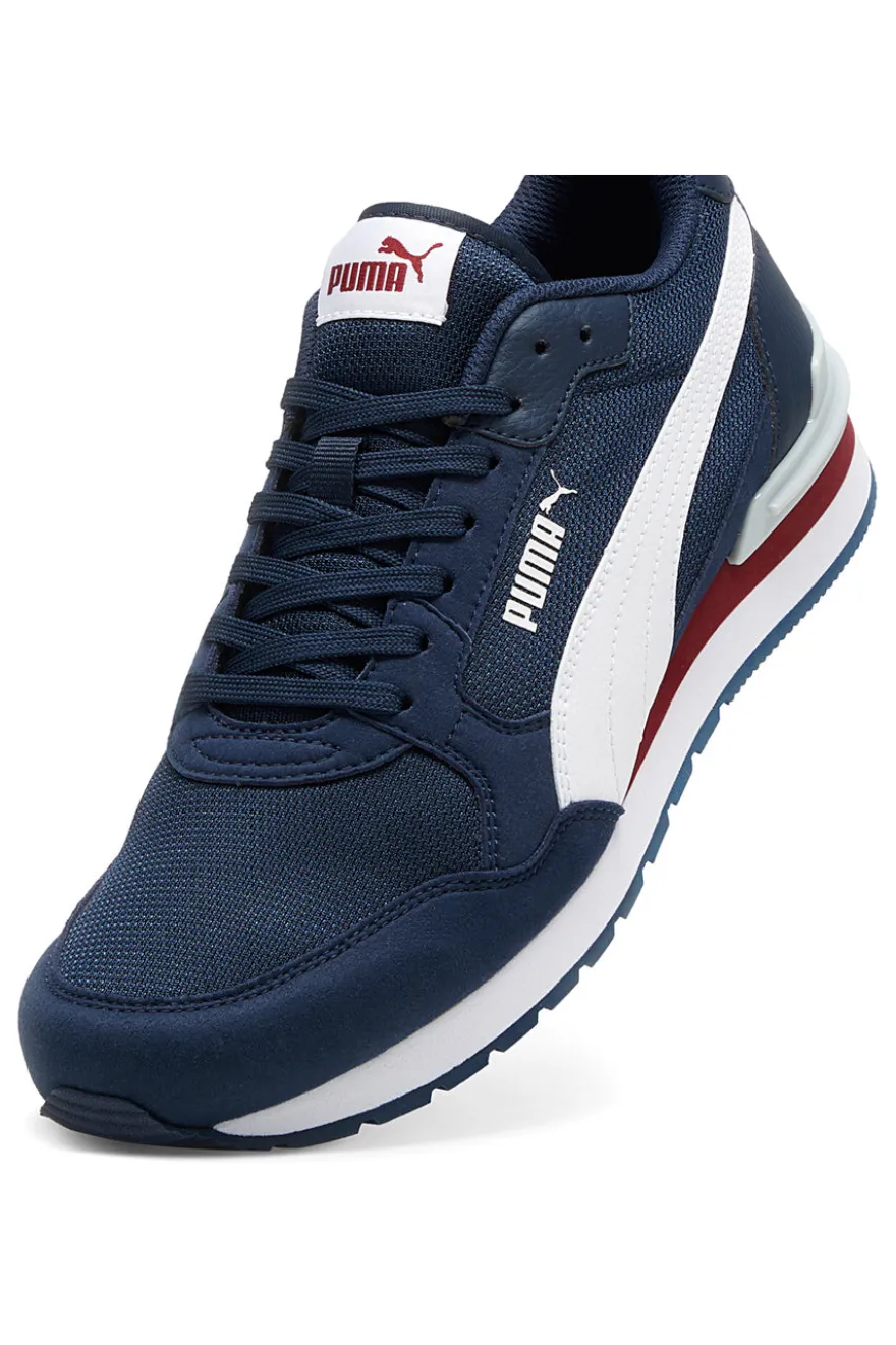 Sneakers blu e bianche in mesh Puma ST Runner v4 Mesh