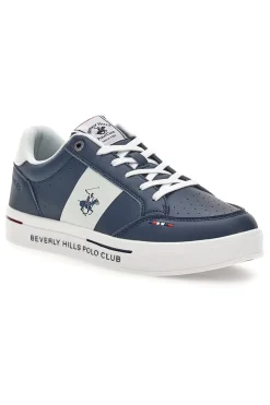 Sneakers Blu e Bianco suola a contrasto Beverly hills polo club BHM614100