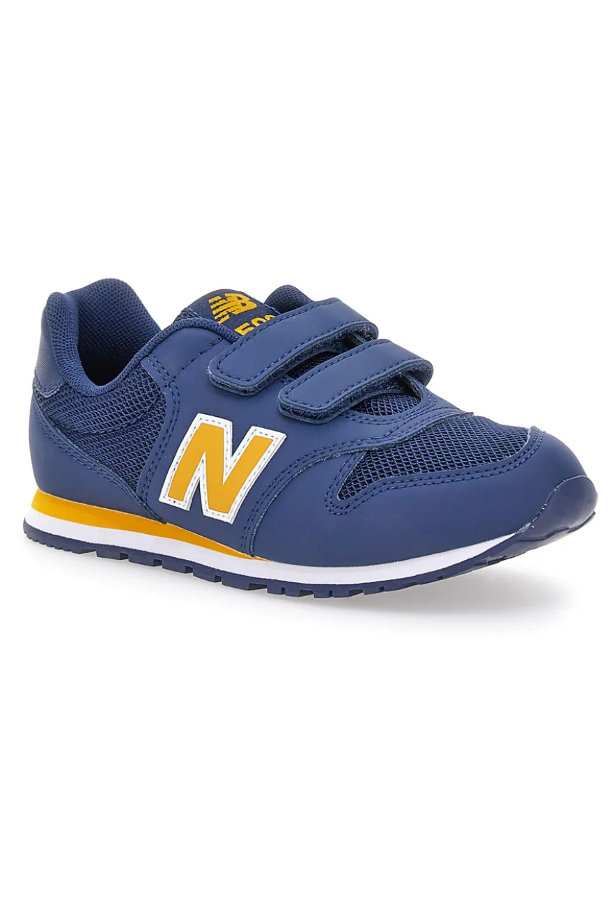 Sneakers Blu e Gialle con Doppio Strap New Balance 500
