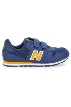 Sneakers Blu e Gialle con Doppio Strap New Balance 500