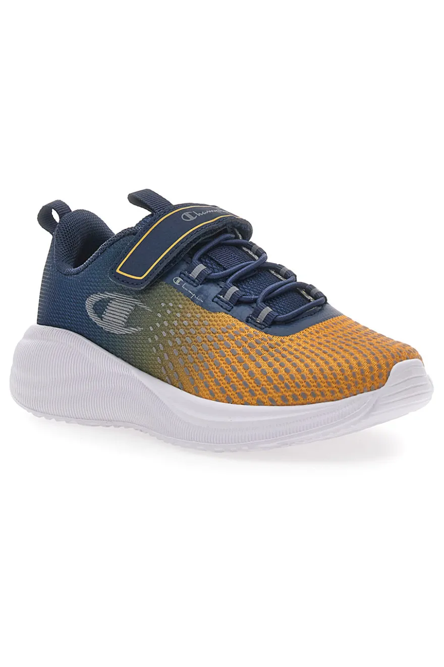 Sneakers Blu e Gialle Con Logo Laterale Champion Syphon Reflect B PS