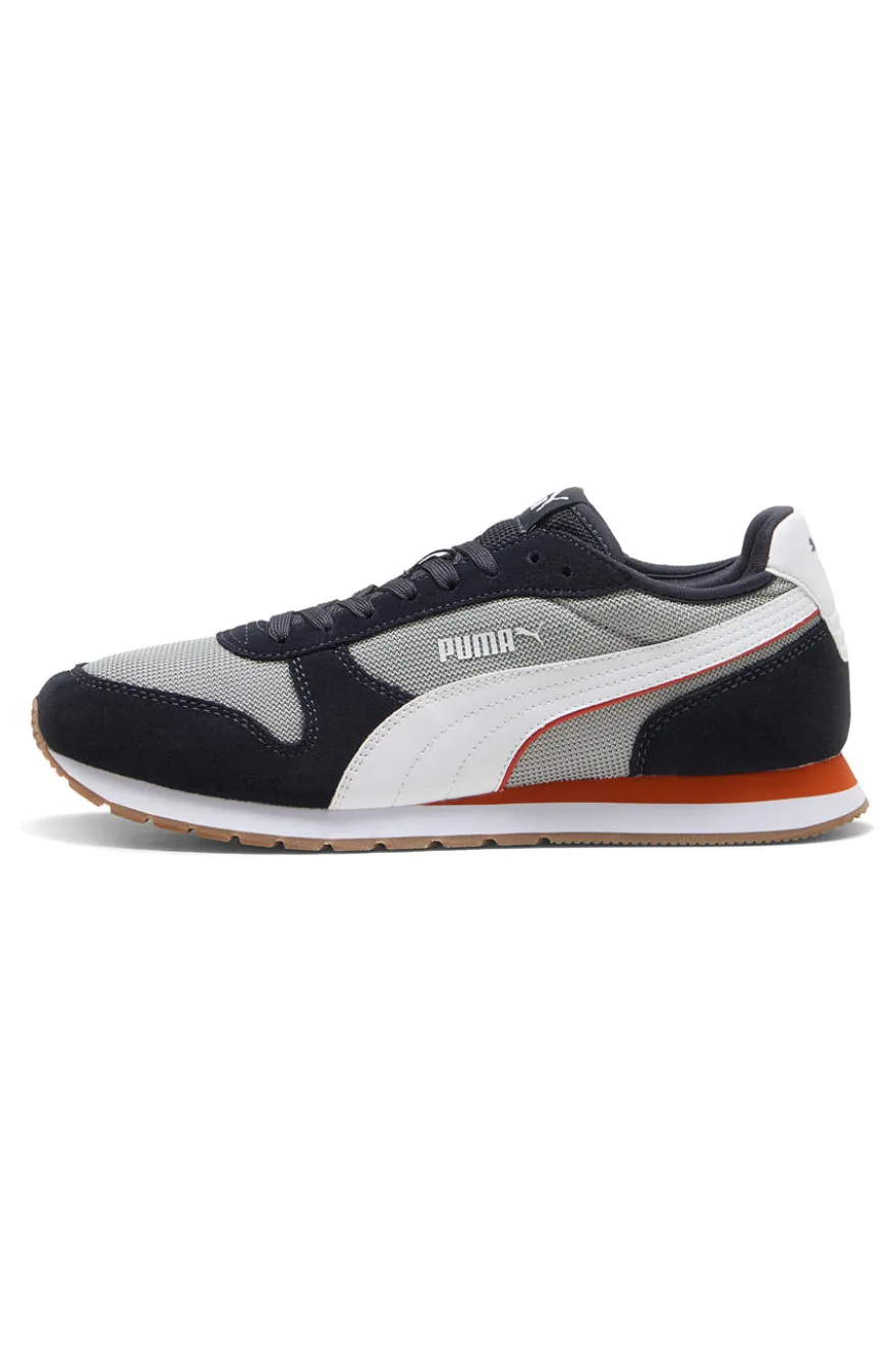 Sneakers blu e grigie in mesh con dettagli scamosciati Puma ST Miler