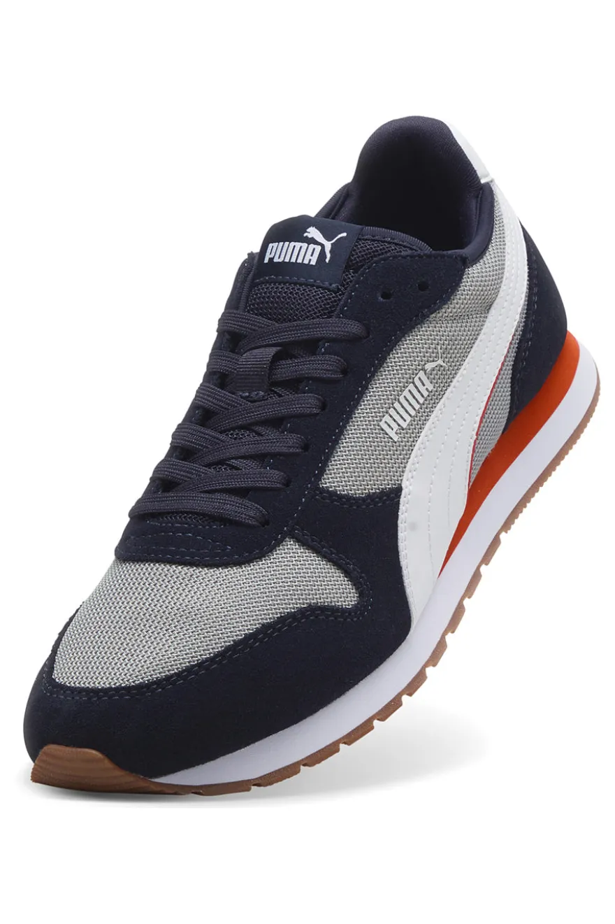 Sneakers blu e grigie in mesh con dettagli scamosciati Puma ST Miler