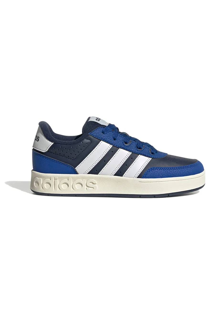 Sneakers blu e navy con dettagli bianchi Adidas Breakbase J