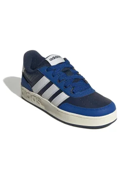 Sneakers blu e navy con dettagli bianchi Adidas Breakbase J