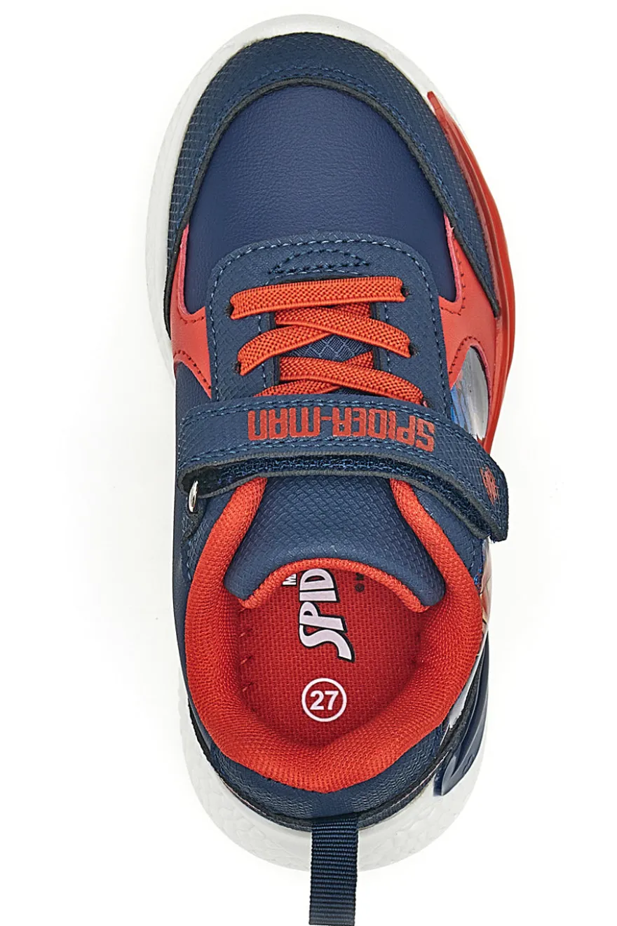Sneakers blu e rosse con luci Spiderman M13063MC