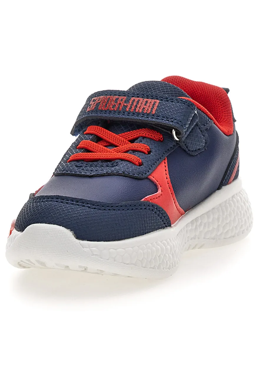 Sneakers blu e rosse con luci Spiderman M13063MC