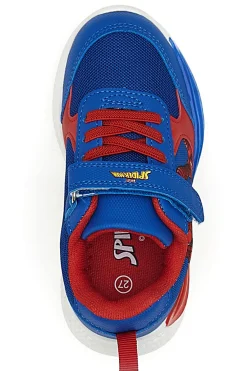 Sneakers blu e rosse con luci Spiderman M14474