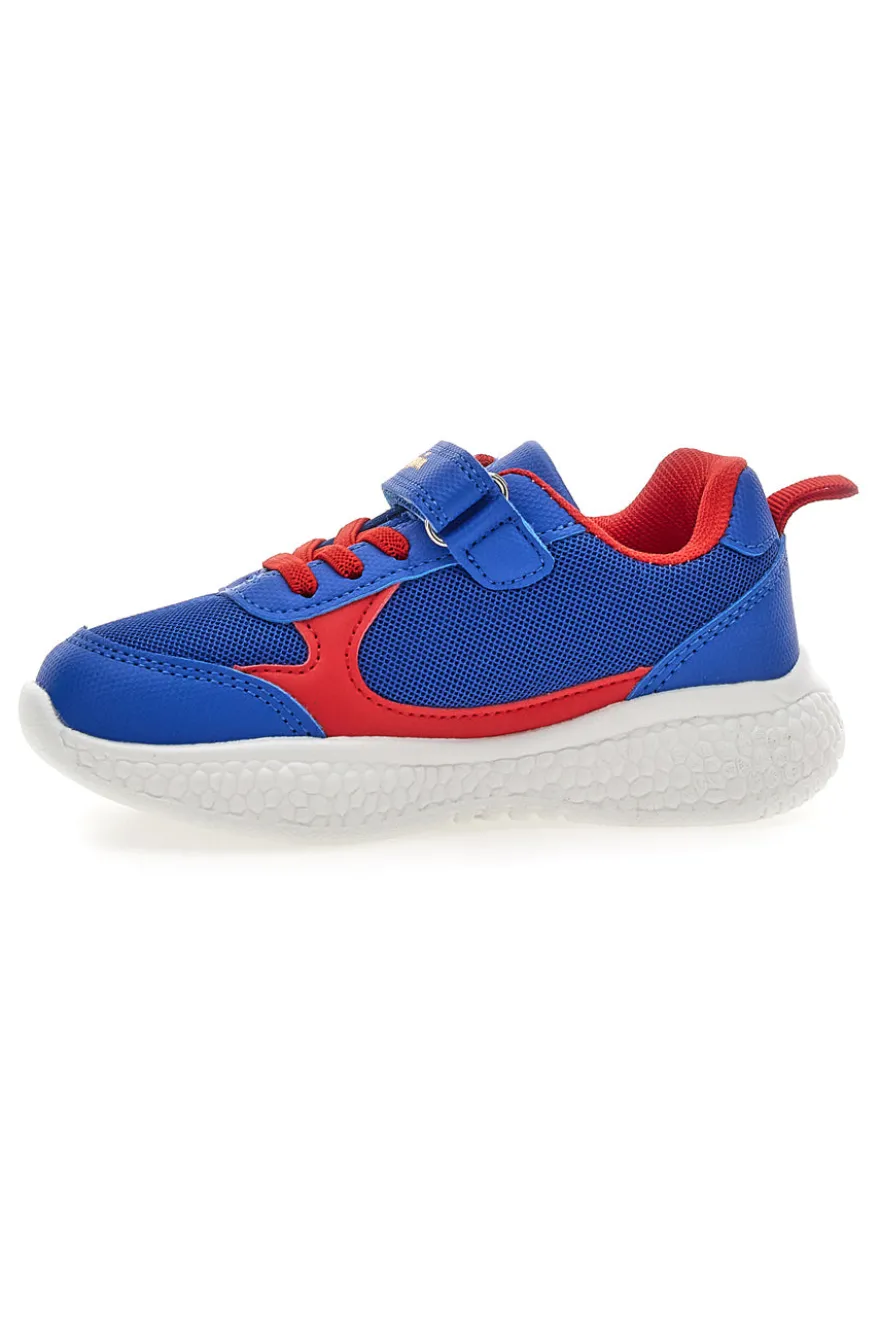 Sneakers blu e rosse con luci Spiderman M14474