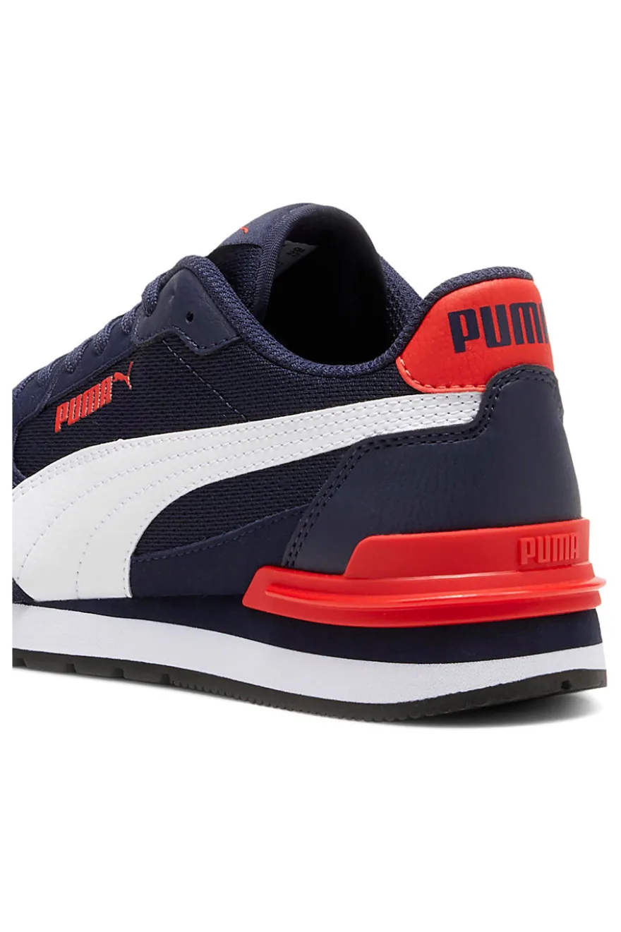 Sneakers Blu e Rosse Puma St Runner V4 Mesh Jr