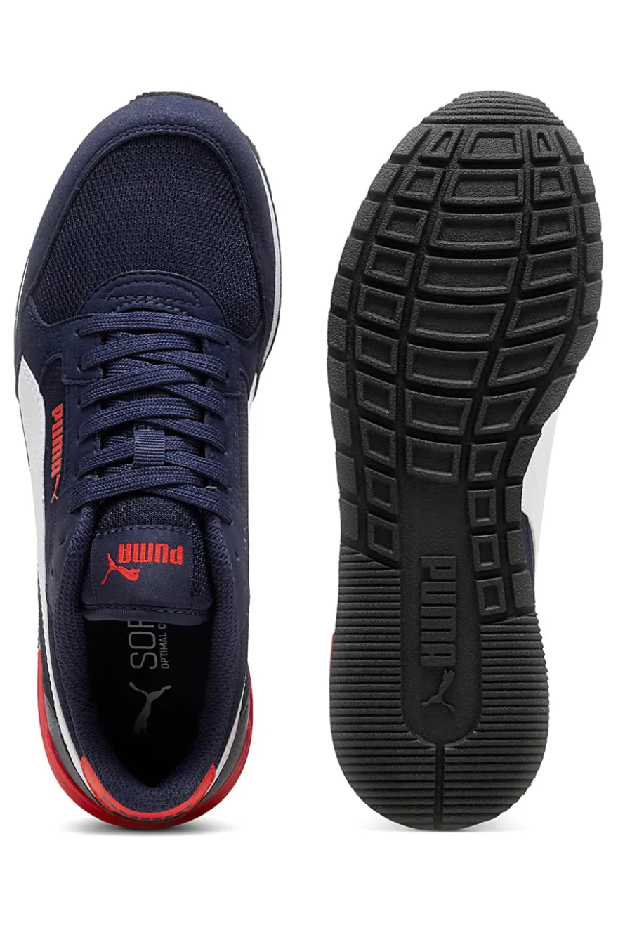 Sneakers Blu e Rosse Puma St Runner V4 Mesh Jr