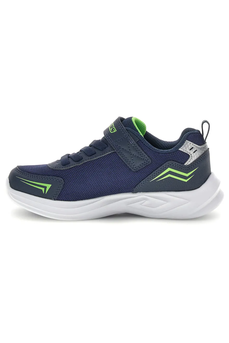 Sneakers Blu e Verde Skechers Mazematics
