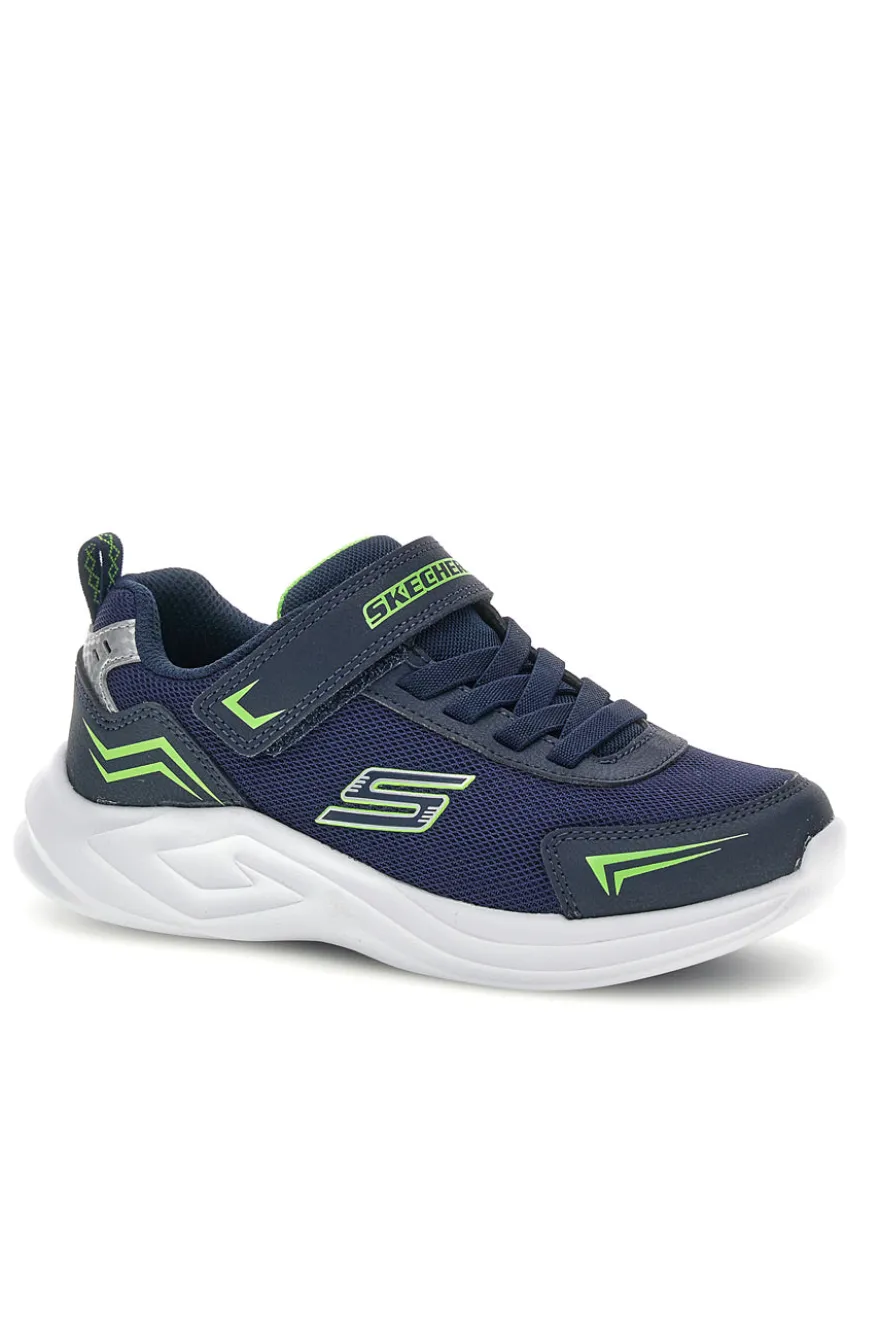 Sneakers Blu e Verde Skechers Mazematics