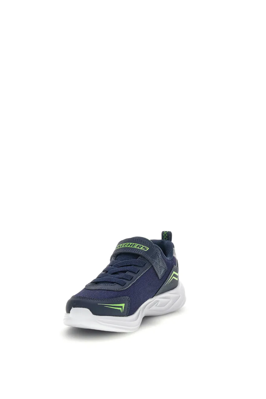 Sneakers Blu e Verde Skechers Mazematics