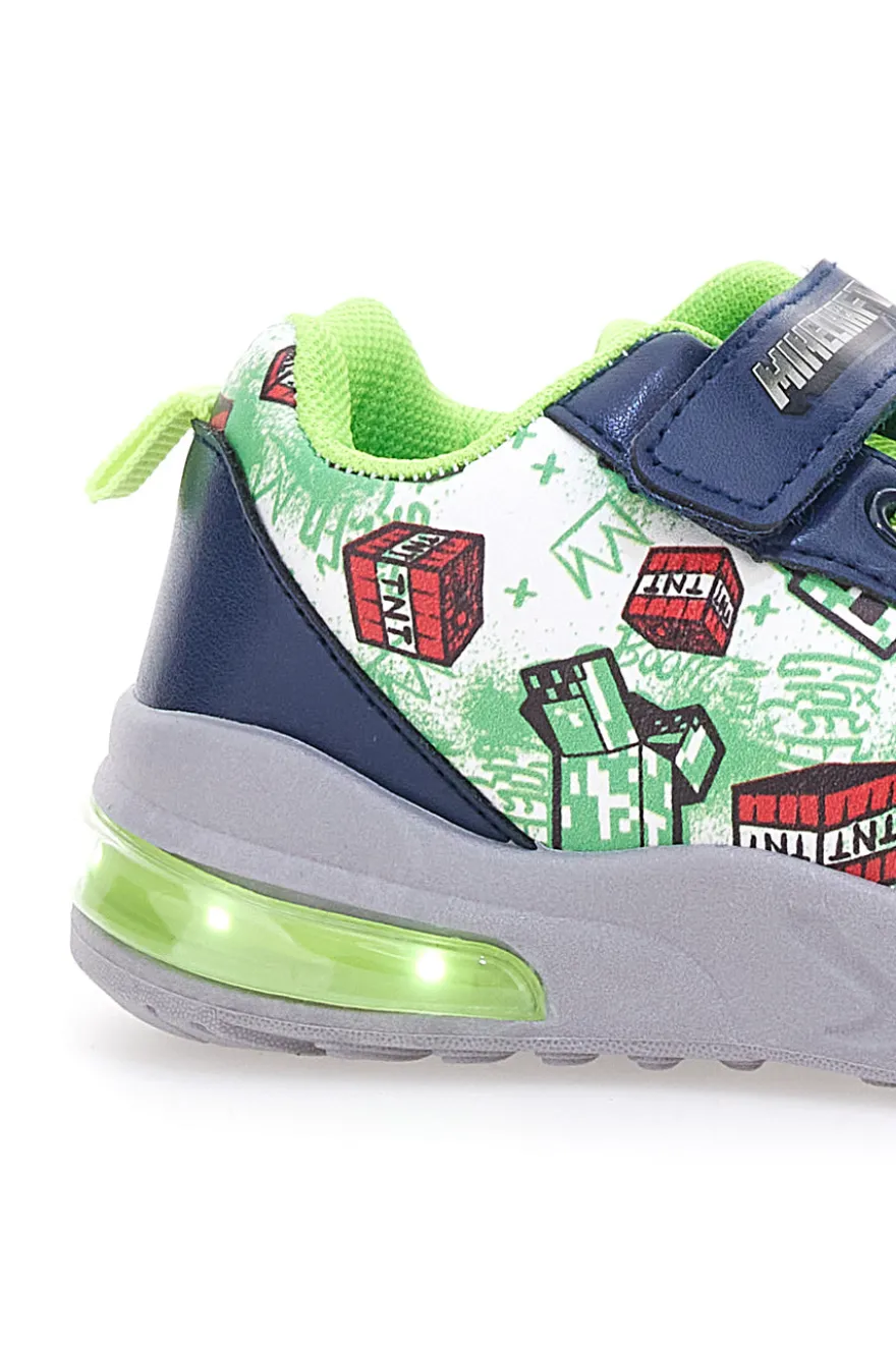 Sneakers Blu e Verdi Minecraft 7418