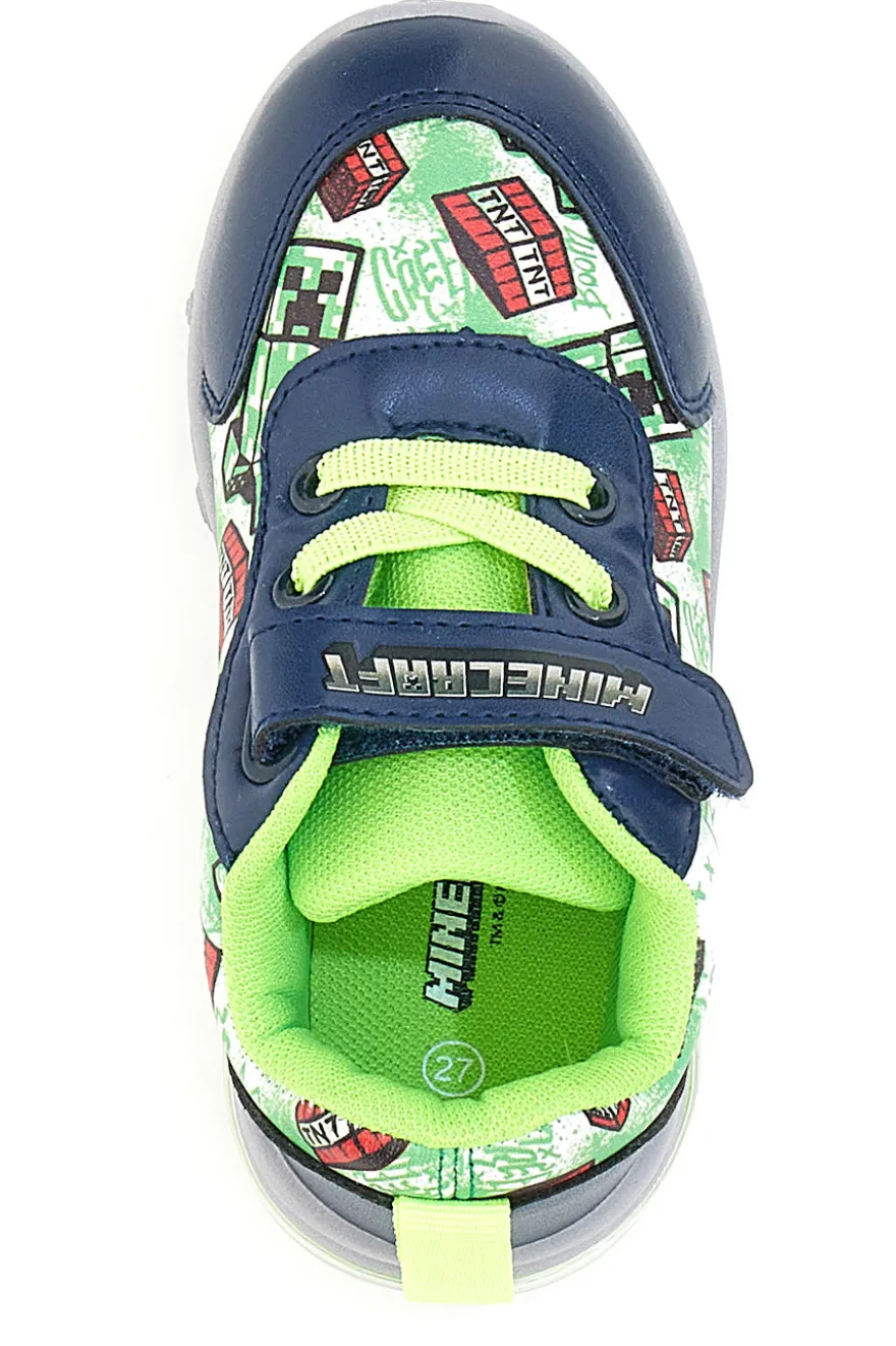 Sneakers Blu e Verdi Minecraft 7418