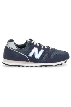 Sneakers Blu Eclissi Con Inserti In Vera Pelle New Balance 373