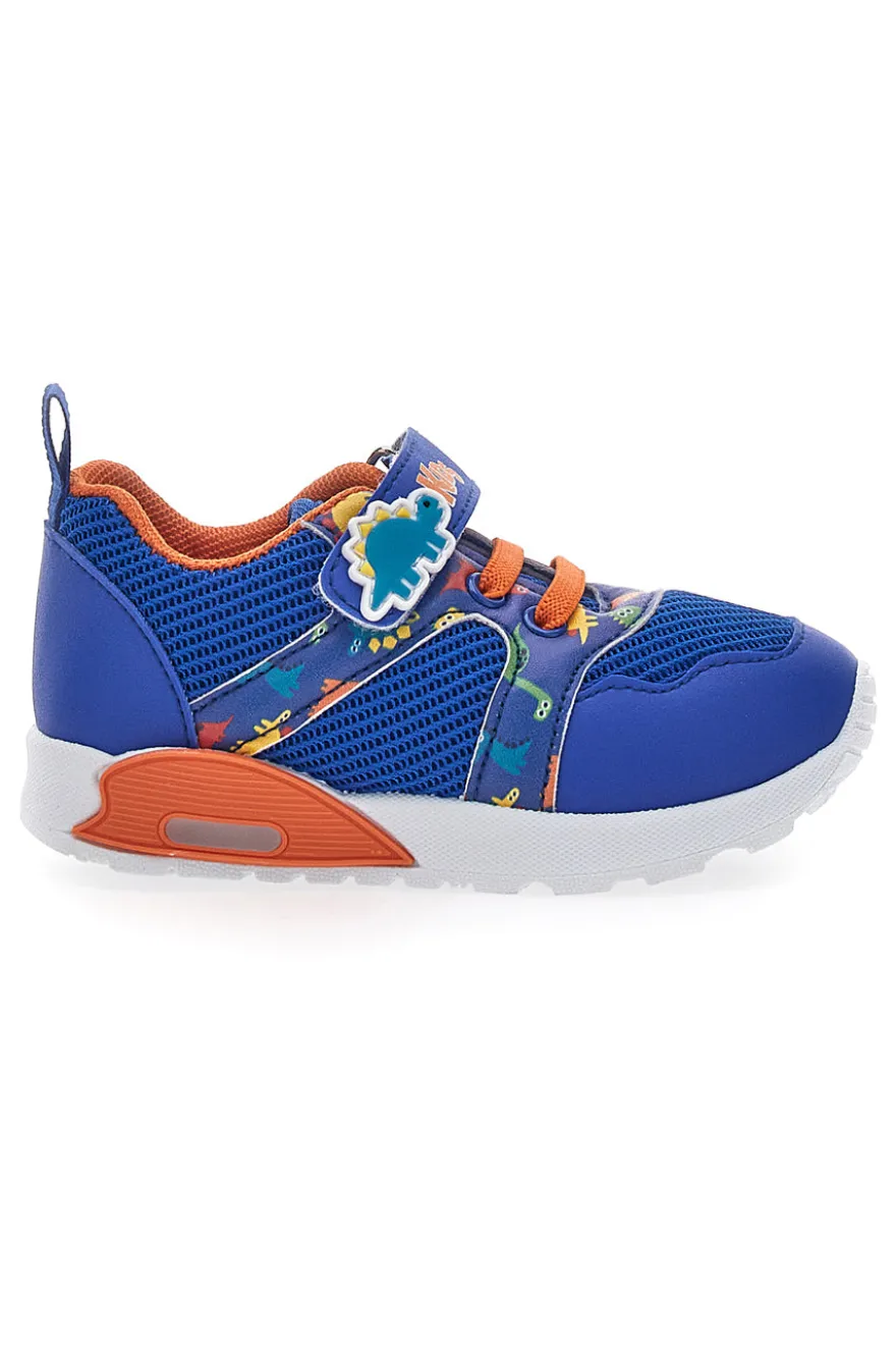 Sneakers Blu in Fantasia con Dinosauri Pitt Kids 2380