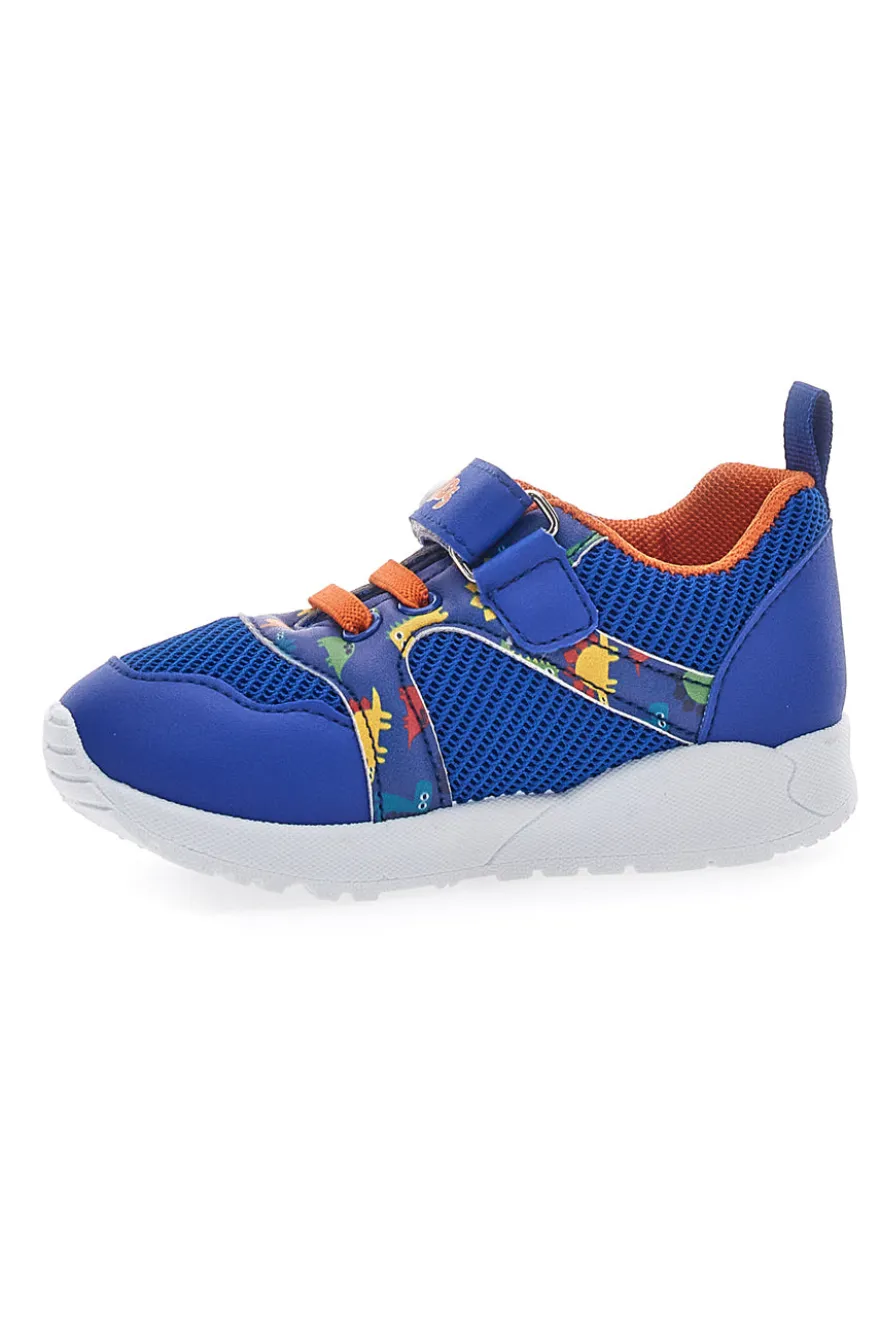 Sneakers Blu in Fantasia con Dinosauri Pitt Kids 2380