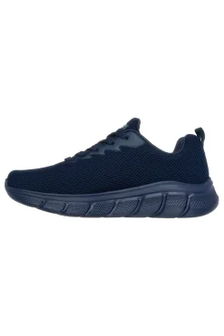 Sneakers blu in knit ammortizzate Skechers Bobs B Flex Chill Edge