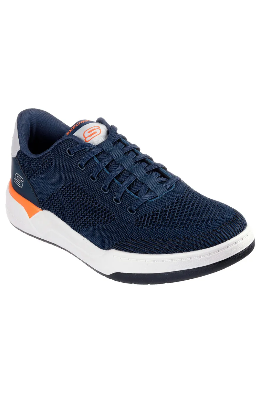 Sneakers blu in maglia tecnica con Memory Foam Skechers Corliss Dorset