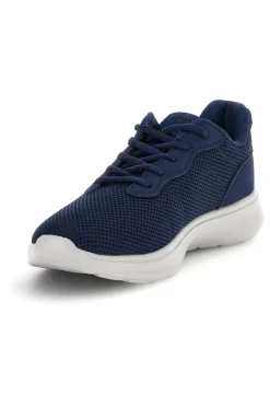 Sneakers blu in mesh con suola grigia 2t2l 155BK070903