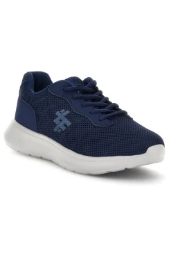Sneakers blu in mesh con suola grigia 2t2l 155BK070903