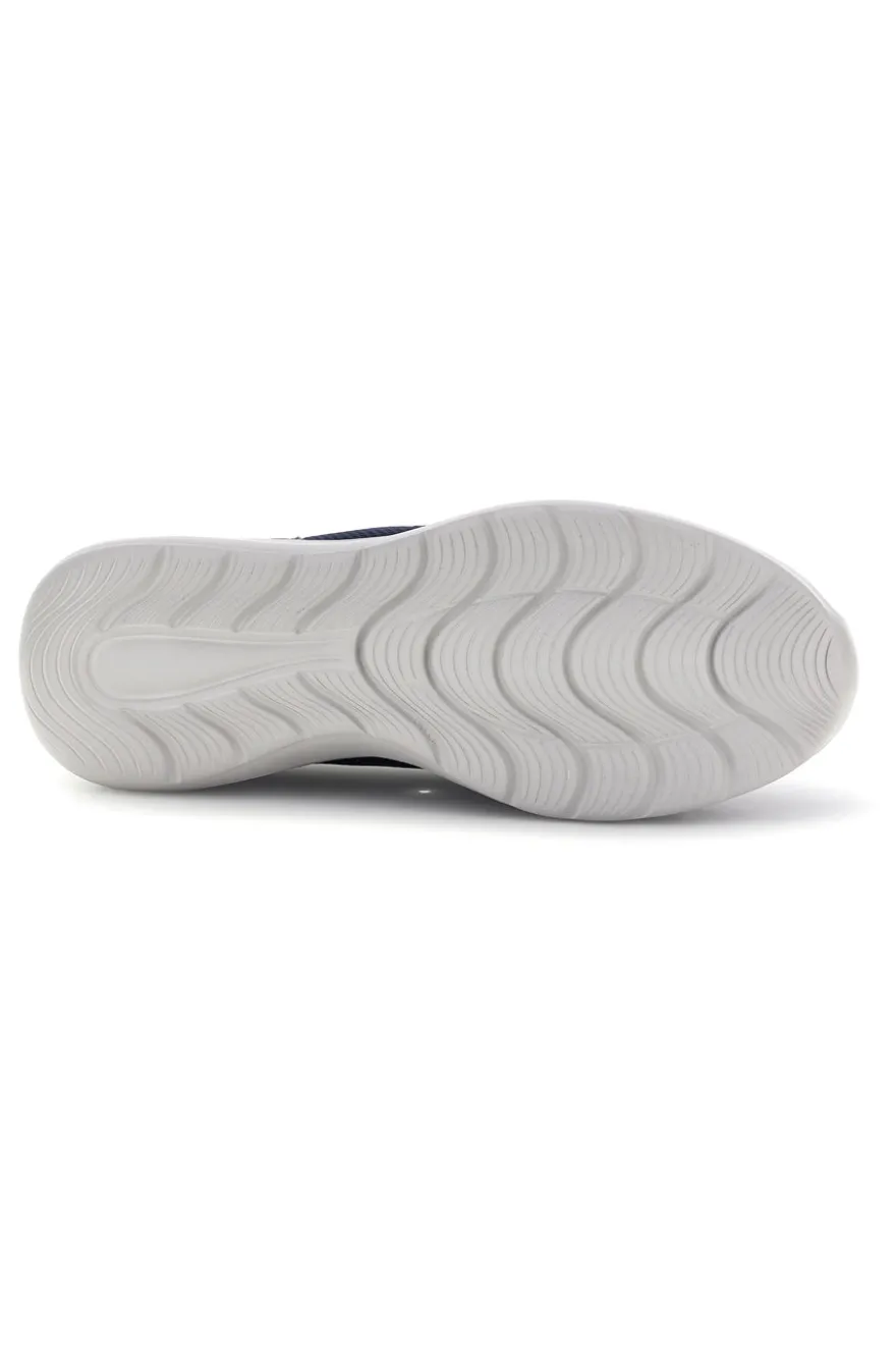 Sneakers blu in mesh con suola grigia 2t2l 155BK070903