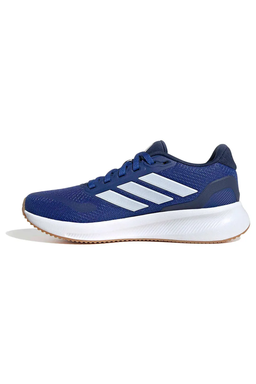 Sneakers blu in mesh con suola ammortizzata Adidas Runfalcon 5 J