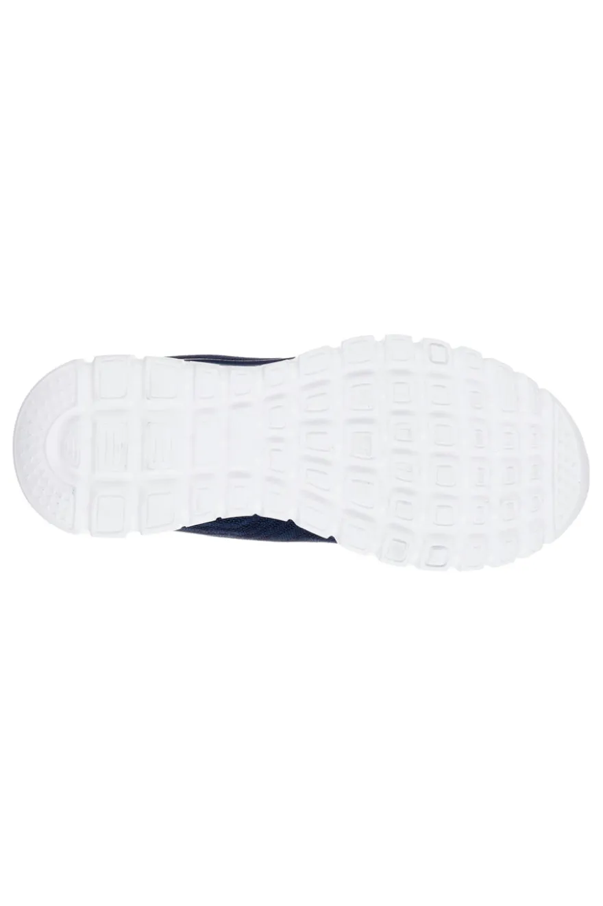 Sneakers blu in mesh con Memory Foam Skechers Graceful Get Connected