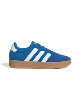 Sneakers blu in pelle con suola gum Adidas Barreda