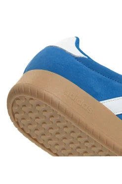 Sneakers blu in pelle con suola gum Adidas Barreda