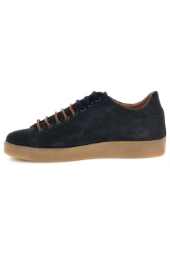 Sneakers blu in vera pelle Ptr 7250