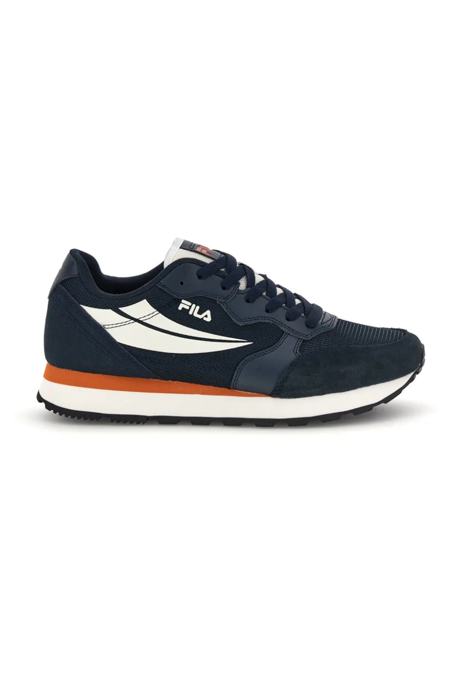 Sneakers blu inserti a contrasto Fila Hypert