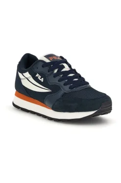 Sneakers blu inserti a contrasto Fila Hypert