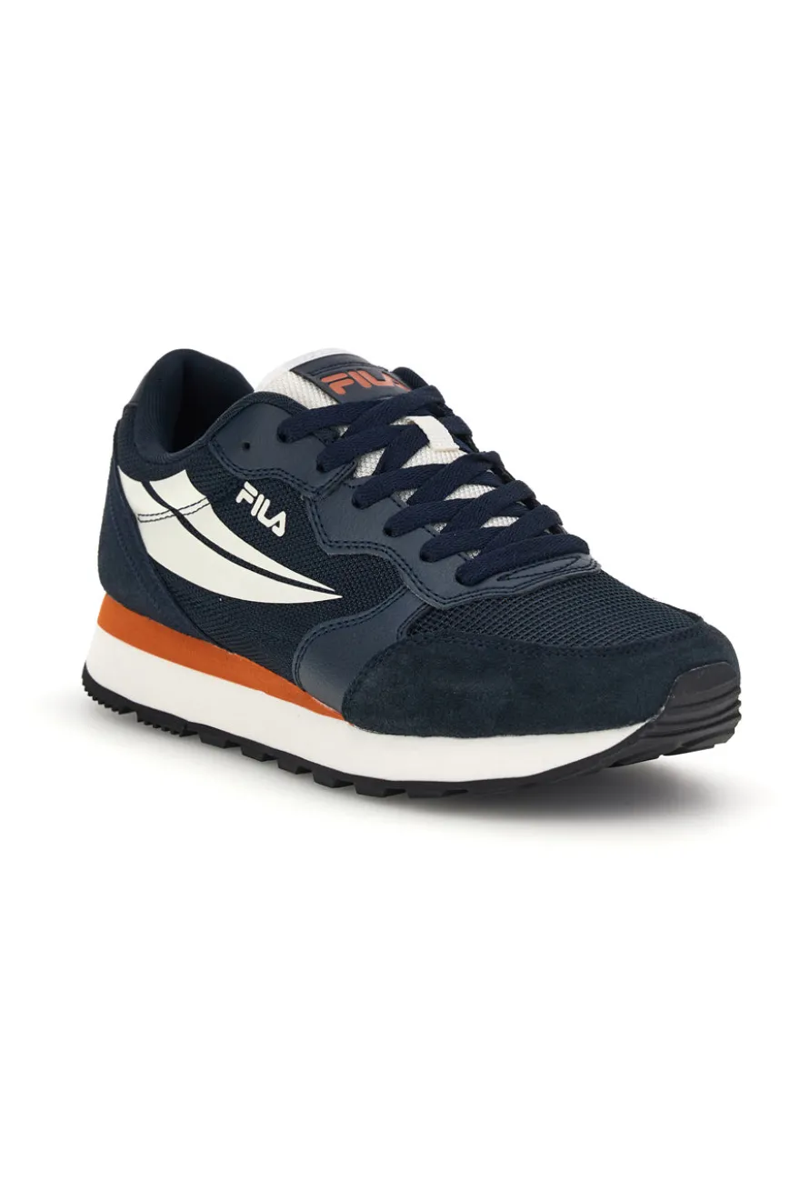 Sneakers blu inserti a contrasto Fila Hypert