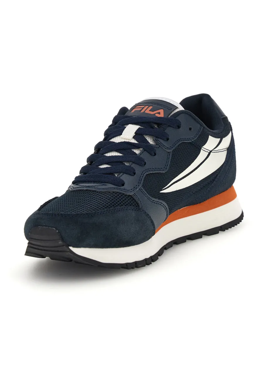 Sneakers blu inserti a contrasto Fila Hypert