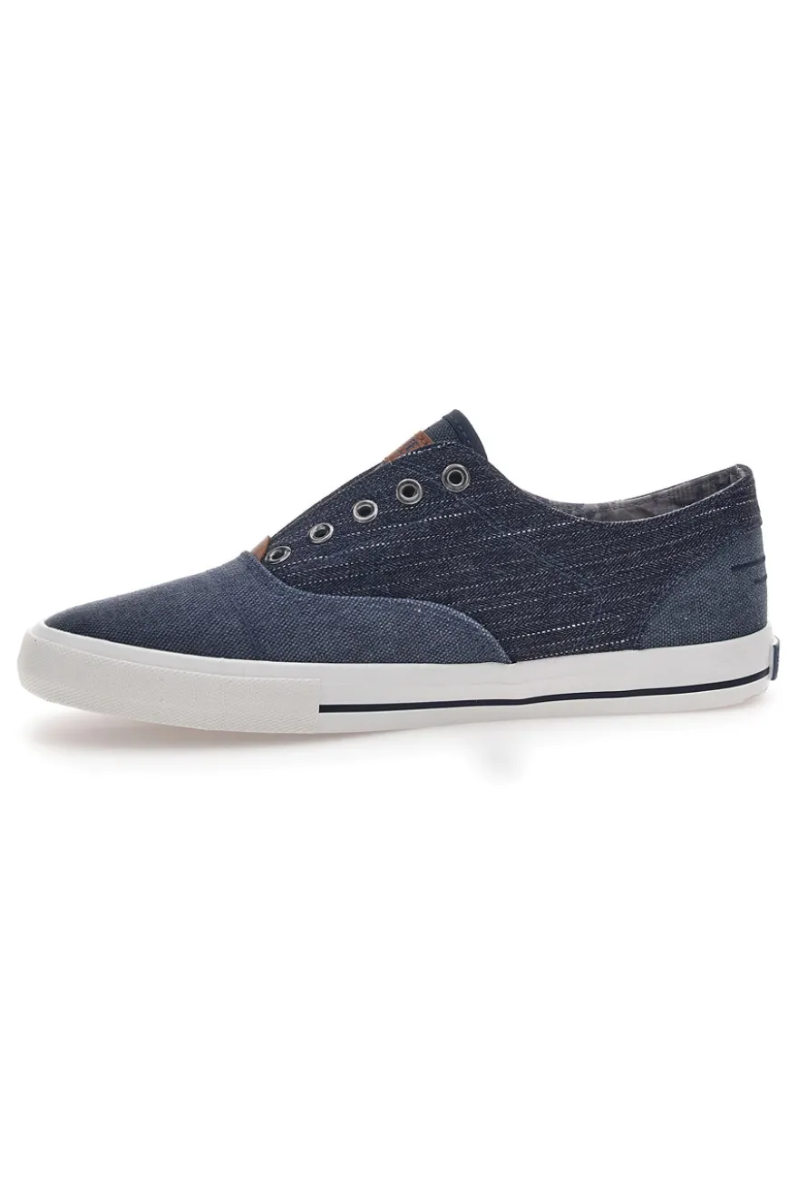 Sneakers Blu Jeans Slip-On Senza Lacci Route 66 01819