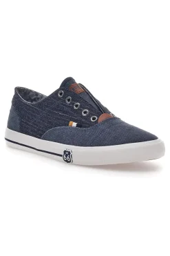 Sneakers Blu Jeans Slip-On Senza Lacci Route 66 01819