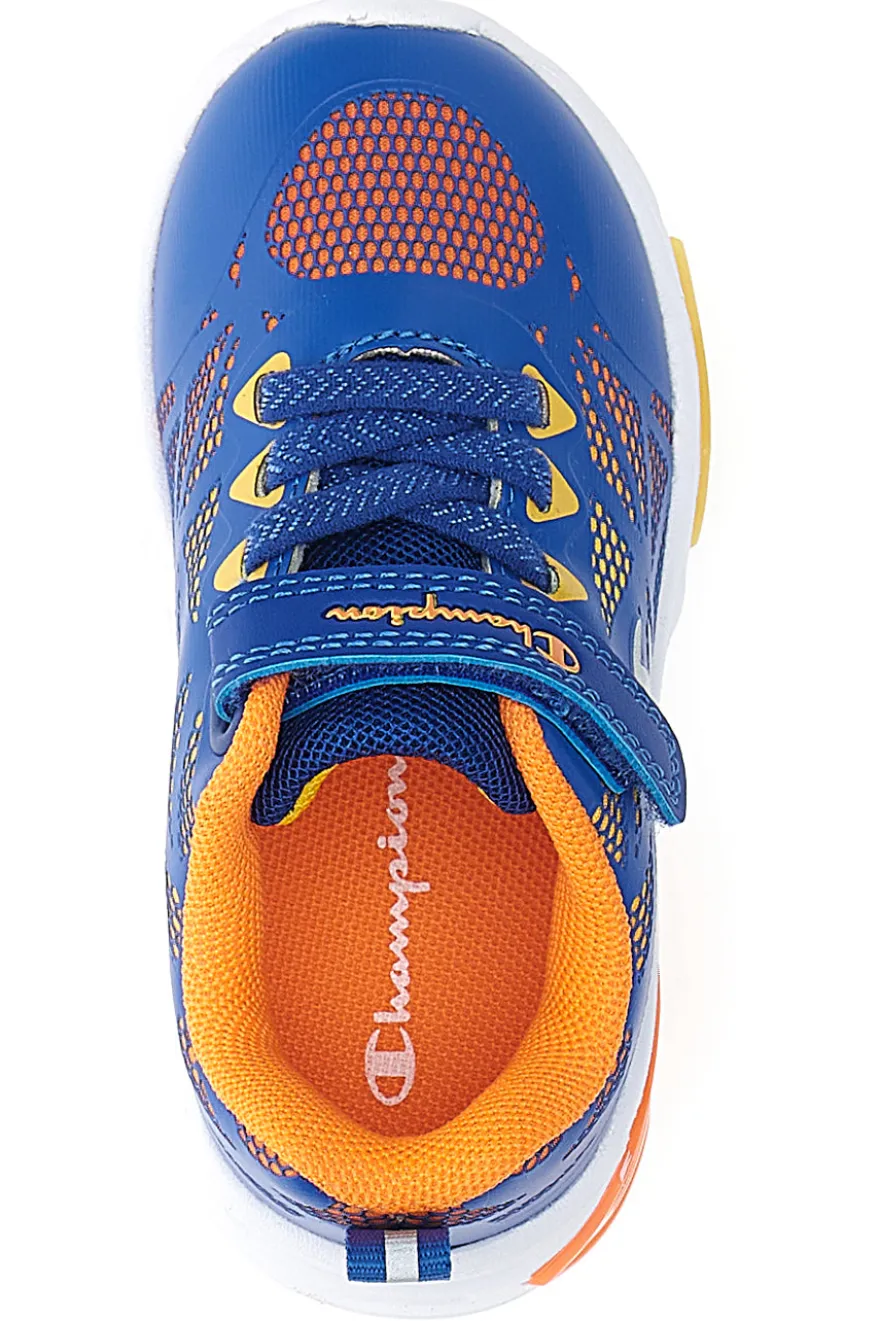 Sneakers blu multicolor con strappo Champion Wave Tri B TD