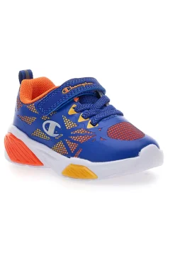 Sneakers blu multicolor con strappo Champion Wave Tri B TD